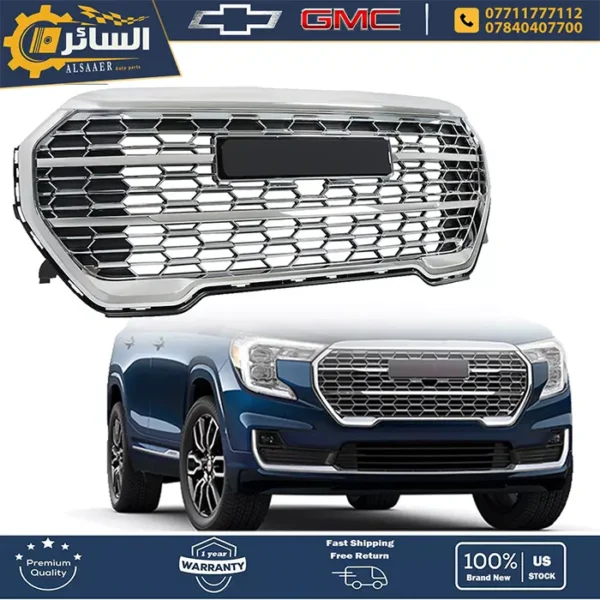 ⁦شباك امامي اعلى دينالي GMC Terrain 2022-2024 (Full Front Upper Grille)⁩ - الصورة ⁦6⁩