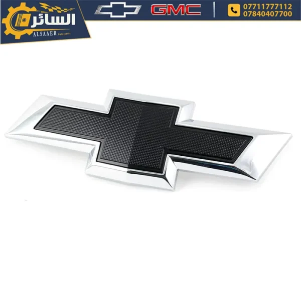 ⁦علامة شباك امامي اسود & ذهبي ماليبو 2016 - 2025 - Front Grille Logo⁩ - الصورة ⁦3⁩