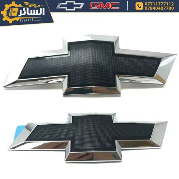 علامة شفروليه السوداء (Emblem Set ) – أمامي وخلفي ماليبو 2016-2024
