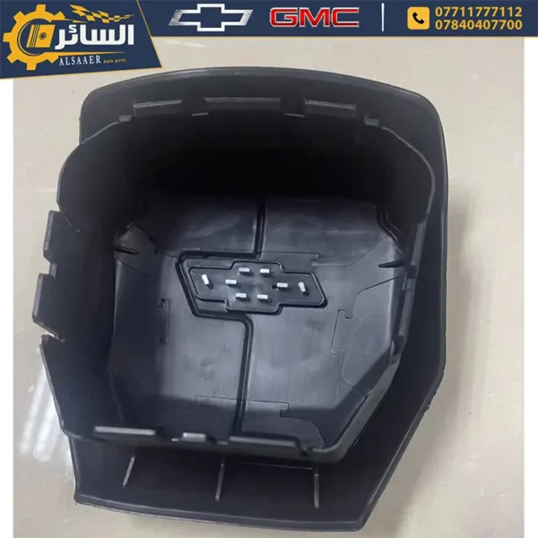 ⁦كفر ايرباك دركة بلايزر 2019- 2024 - Black Steering Wheel Airbag Cover⁩ - الصورة ⁦7⁩
