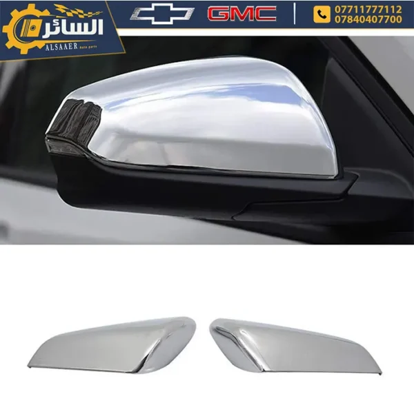 ⁦كفر مراية كروم - إكوينوكس - تيرين 2018-2024 - Chrome Door Mirror Cover⁩ - الصورة ⁦5⁩